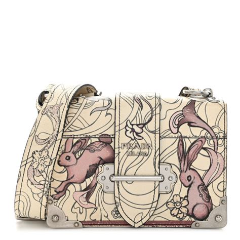 prada bunny cahier|PRADA X JAMES JEAN Glace Calfskin Rabbit Print Cahier.